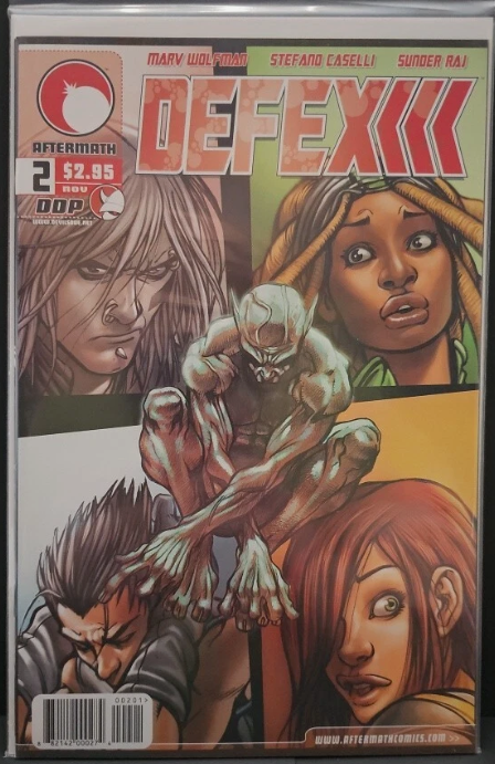 Defex #2 Aftermath Devils Due Wolfman Caselli Raj. NM
