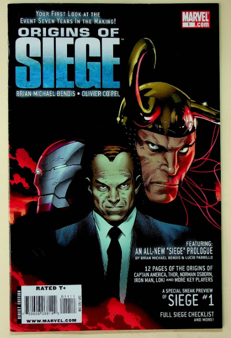 Origins of Siege #1 (Jan 2010, Marvel) - Very Fine/Near Mint