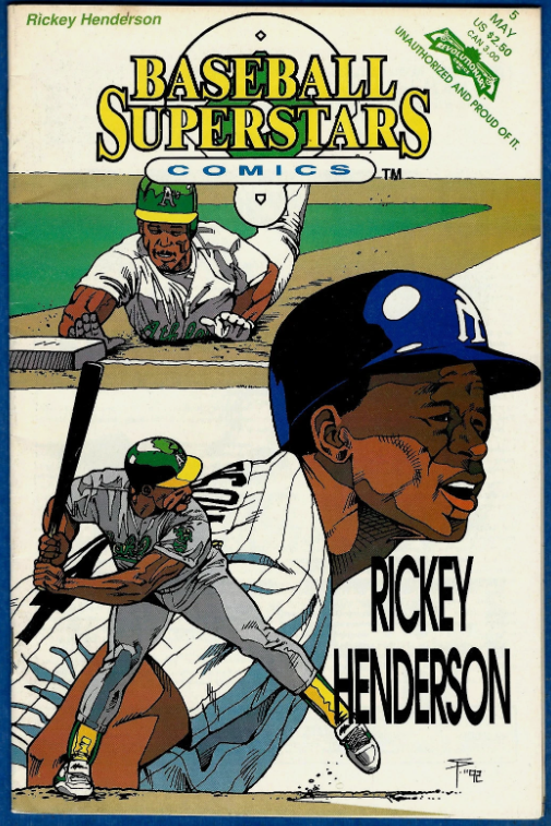RICKEY HENDERSON (1992) Baseball Superstar Comics # 5 -1st Print