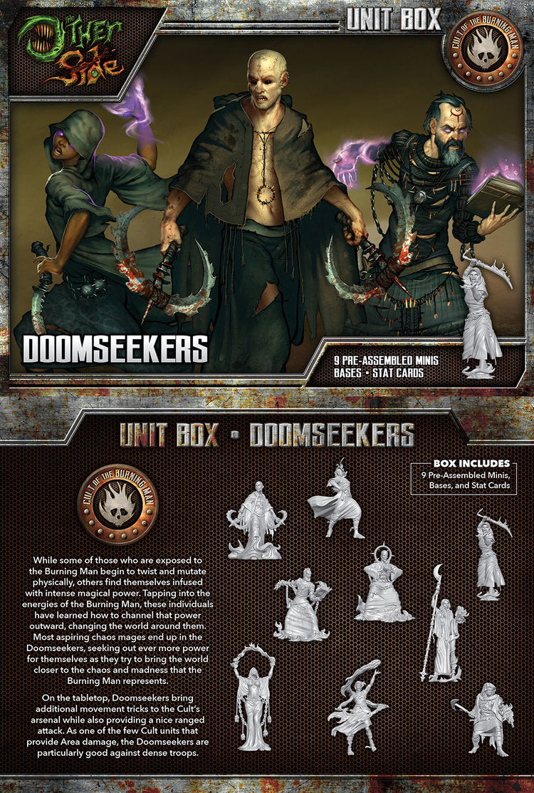 Cult Of The Burning Man Doomseekers Unit Box