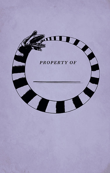 Beetlejuice: Handbook For the Recently Deceased Hardcover Ruled Journal - Damaged