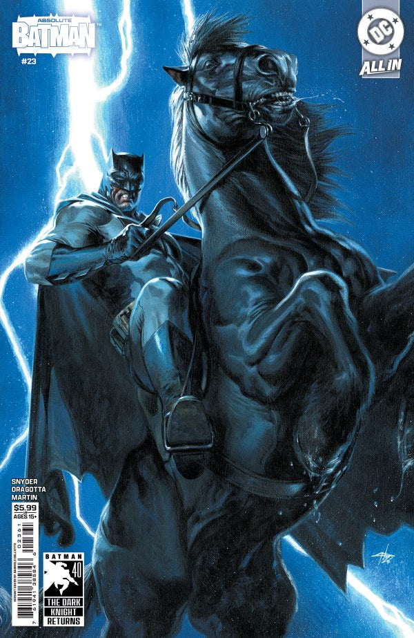 Absolute Batman (vol 1) #23 Cover E Gabriele Dell'Otto Dark Knight Returns 40th Anniversary Variant NM