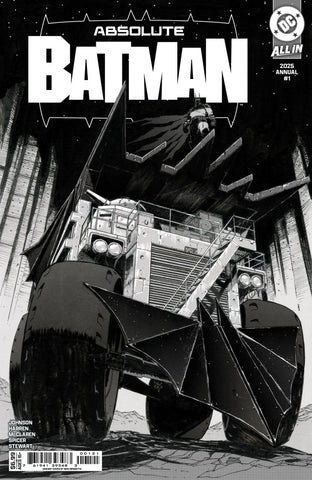 ABSOLUTE BATMAN (vol 1) Annual #1 Cover B Nick Dragotta Black & White Variant NM