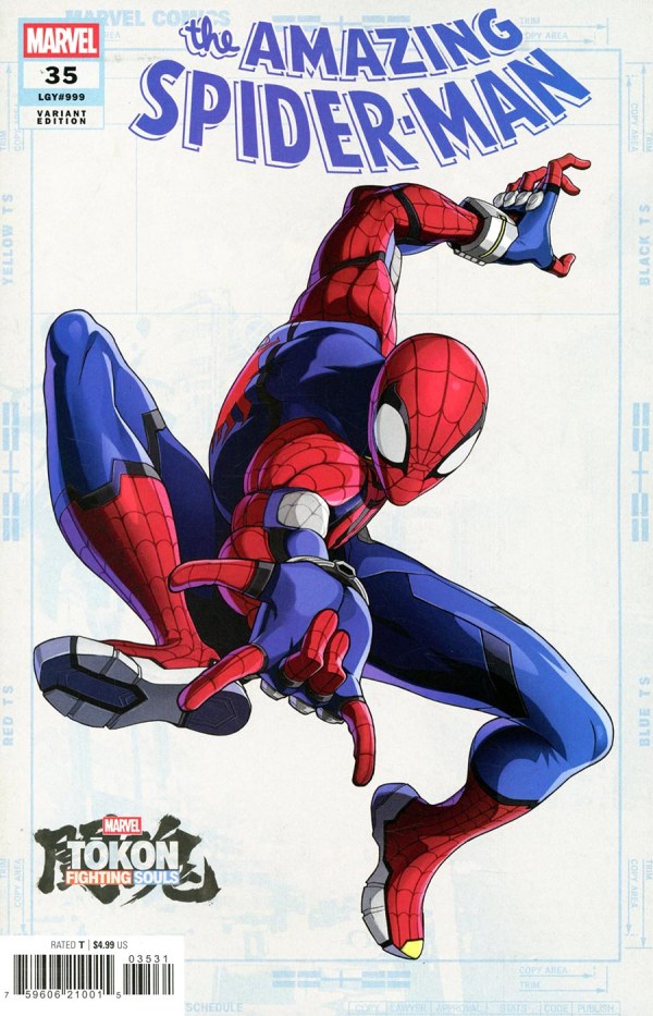 AMAZING SPIDER-MAN (vol 7) #35 Marvel Games Marvel Tōkon: Fighting Souls Variant NM
