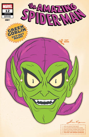 The Amazing Spider-Man (vol 7) #12 James Kerigan Retro Halloween Mask Variant NM
