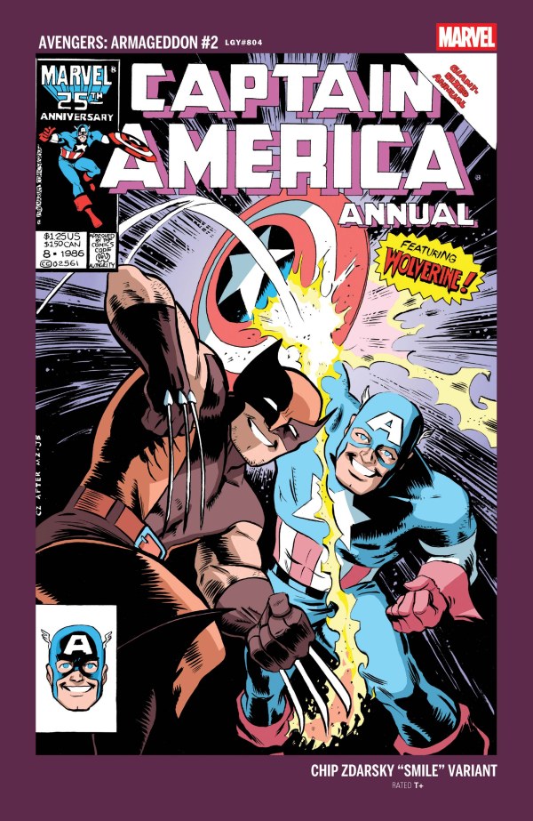 The Avengers: Armageddon (2026) #2 Chip Zdarsky Smile Variant NM