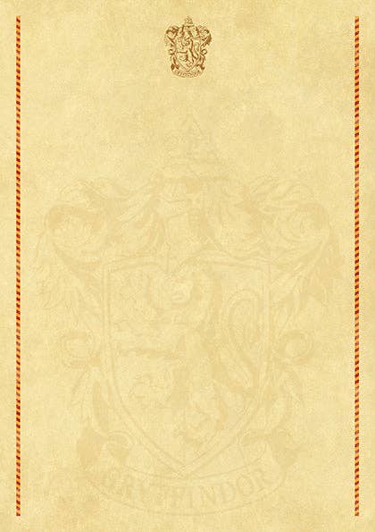 Harry Potter: Gryffindor Desktop Stationery Set (With Pen)