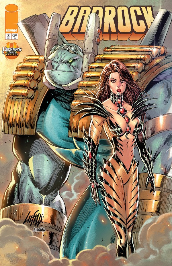 Rob Liefeld's BADROCK (2026) #3 Cover E Rob Liefeld Witchblade Team-Up Variant NM