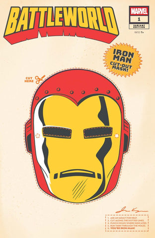 Battleworld (2025) #1 James Kerigan Retro Halloween Mask Variant