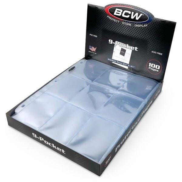 BCW Laserweld 9 Pocket Page-Side Load Single Pages