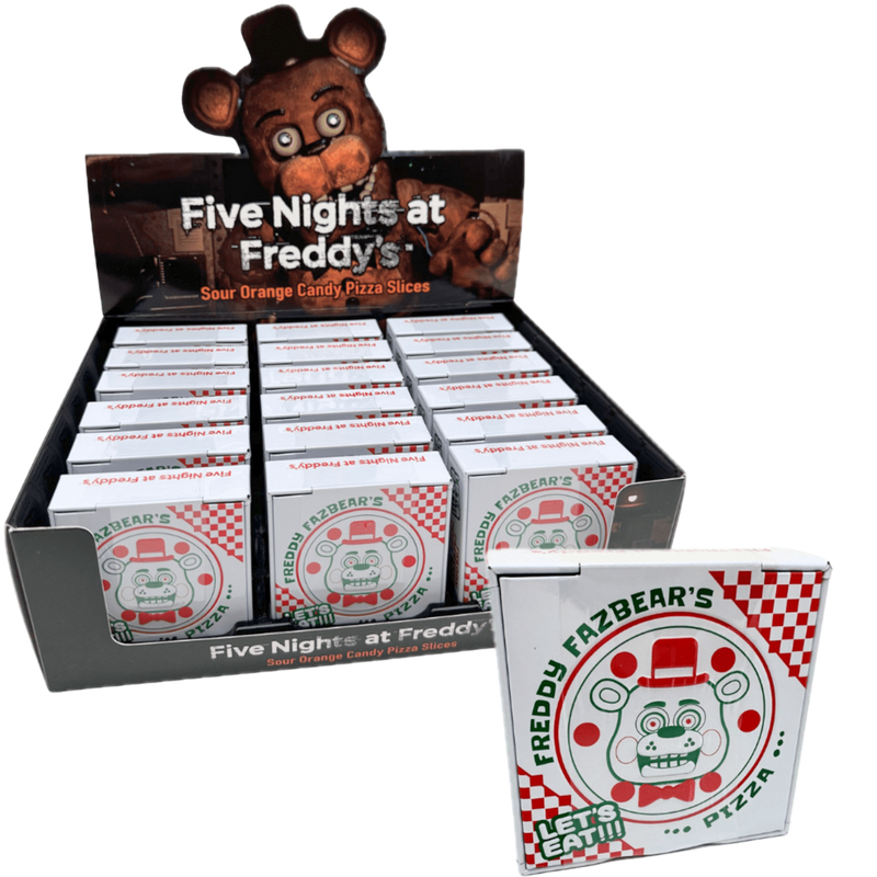 Five Nights at Freddy's Pizza Box Sour Orange Candy Tin