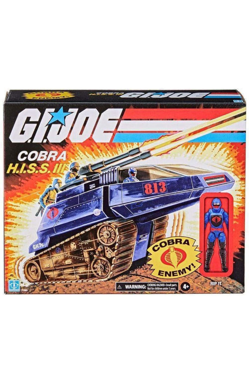 Hasbro Retro Series COBRA H.I.S.S. III (High Speed Sentry) Tank w/ Driver Playset