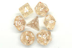 Old School 7 Piece DnD RPG Dice Set: Particles - Confetti