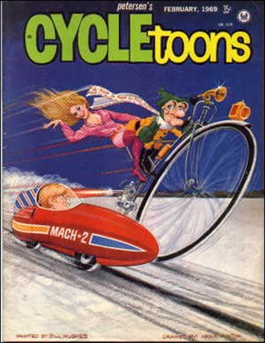 Petersen's CYCLEtoons Feb 1969 VG