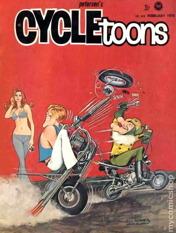 Petersen's CYCLEtoons Feb 1970 VG