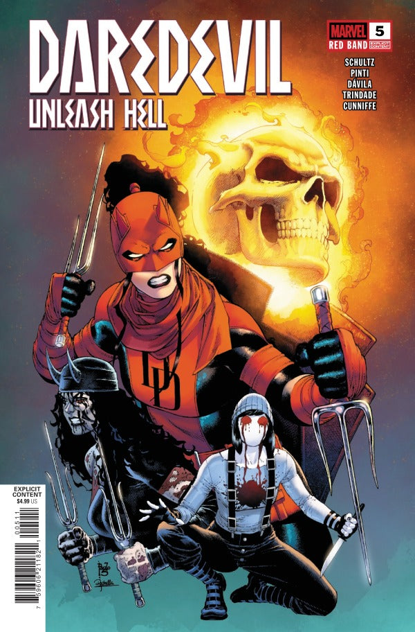 DAREDEVIL UNLEASH HELL RED BAND (vol 1) #5 (OF 5) (POLYBAG) NM