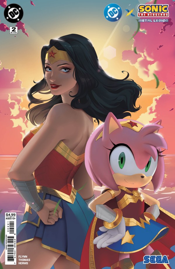 DC x Sonic the Hedgehog: The Metal Legion (2026) #2 Cover B R1c0 Variant NM