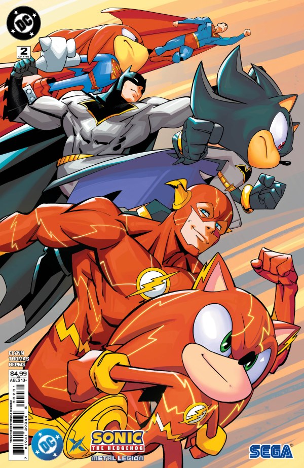 DC x Sonic the Hedgehog: The Metal Legion (2026) #2 Cover C Daniele Di Nicuolo Variant NM