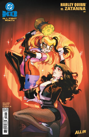 DC K.O.: Harley Quinn vs. Zatanna (2025) #1 Cover D Mirka Andolfo Variant NM