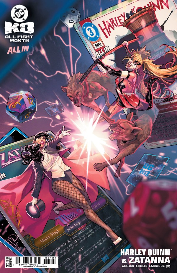 DC K.O.: Harley Quinn vs. Zatanna (2025) #1 Cover C Jamal Campbell Variant NM