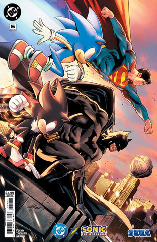 DC x Sonic the Hedgehog (vol 1) #5(of 5) cvr B Lucas Meyer variant NM
