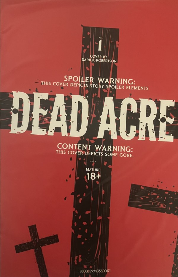 Dead Acre: Black Badge (2026) #1 Cover G Darick Robertson NSFW Black Bag Variant NM