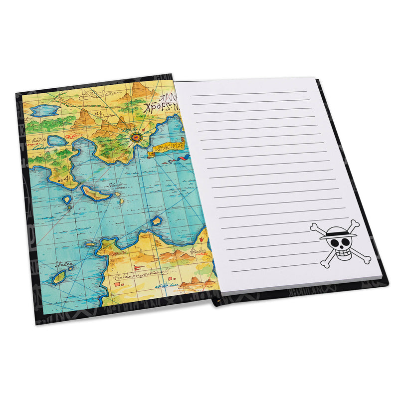 One Piece Skull Glass, Pin and Notebook Giftset