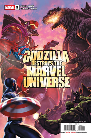 Godzilla Destroys the Marvel Universe (2025) #5 NM