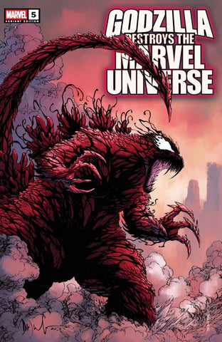 Godzilla Destroys the Marvel Universe (2025) #5 Dave Wachter Marvelized Carnage-Zilla Variant NM
