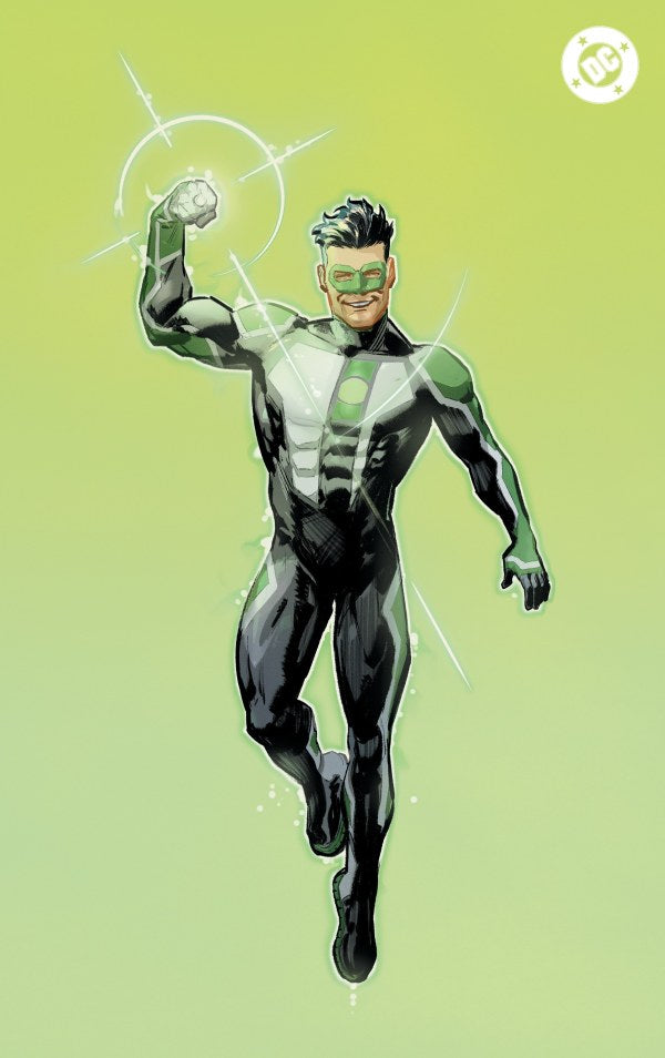 Green Lantern (vol 7) #33 (Legacy #600) Cover E Xermánico Corner Box Spot Foil Virgin Variant NM