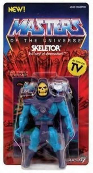 2018 SUPER 7 SKELETOR UNPUNCHED FIGURE MOTU MASTERS OF THE UNIVERSE MOVIE NEW MINT (Copy)