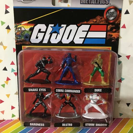 Jada Nano Metalfigs GI Joe 1.65 Inch Diecast Figures (6 Set)