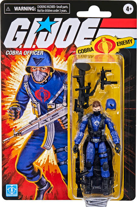 GI Joe Retro Collection Cobra Officer Exclusive Action Figure