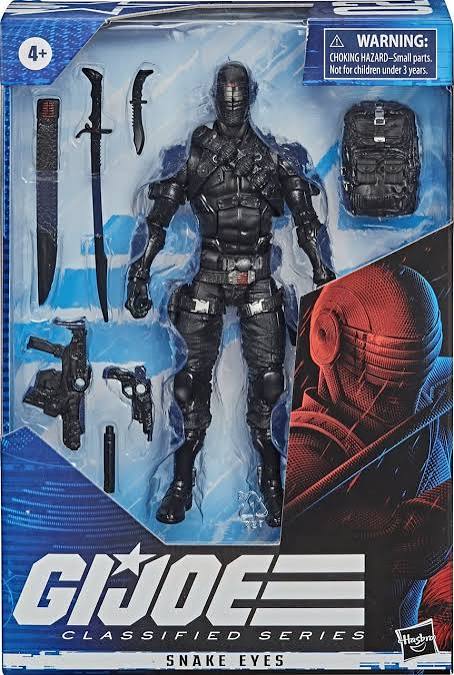 GI Joe Classified Series Snake Eyes 6 inch Figure Hasbro