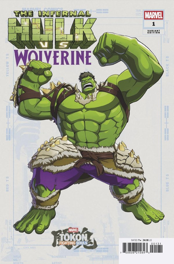 The Infernal Hulk vs. Wolverine (2026) #1 Marvel Games Marvel Tokon: Fighting Souls Variant NM