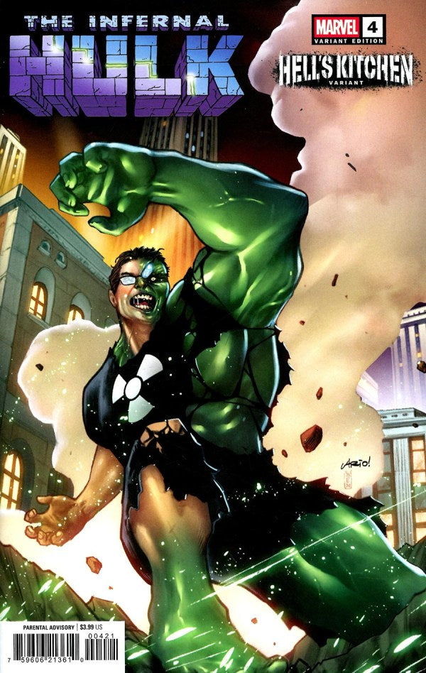 The Infernal Hulk (vol 1) #4 Ario Anindito Hell's Kitchen Variant NM