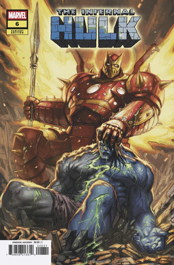 The Infernal Hulk (vol 1) #6 Davide Paratore Variant NM