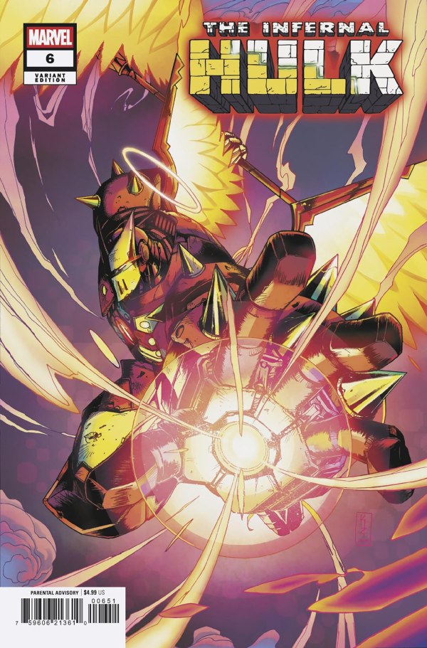The Infernal Hulk (vol 1) #6 Kei Zama Hellbuster Armor Variant