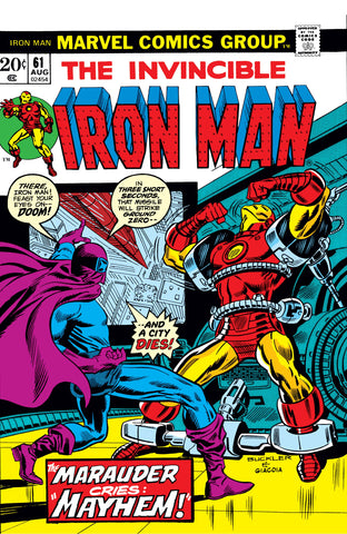 Invincible Iron Man Aug 1973 #61 VF