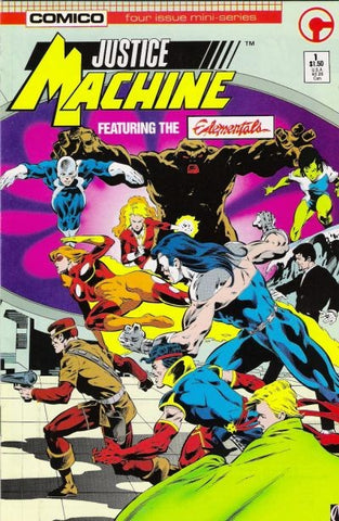 Justice Machine Featuring The Elementals #1 VF