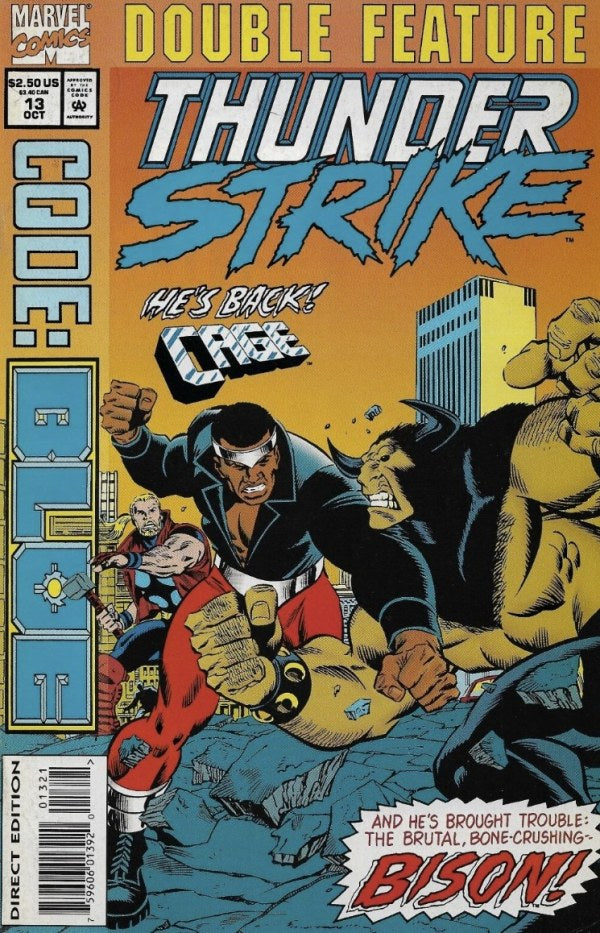 Thunderstrike (vol 1) #14 Code: Blue Double Feature Direct Variant VF