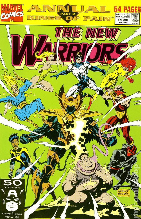 The New Warriors Annual (vol 1) #1 VF