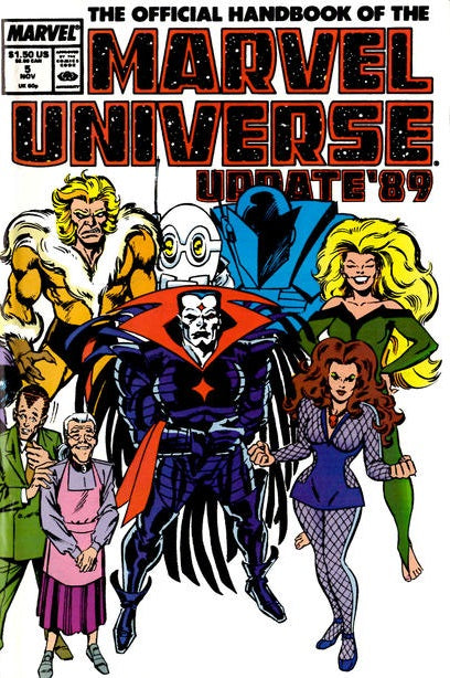 The Official Handbook of the Marvel Universe: Update '89 #5 FN