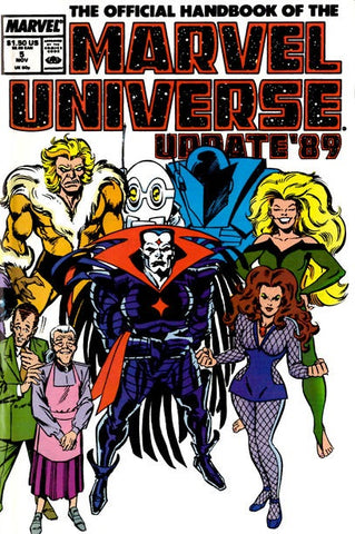 The Official Handbook of the Marvel Universe: Update '89 #5 FN