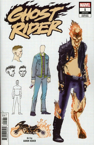 Ghost Rider (vol 1) #1 1:10 Aaron Kuder Design Variant NM