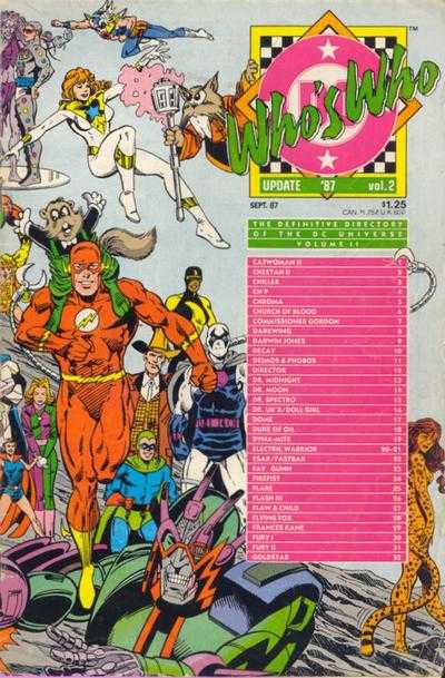 Who's Who: The Definitive Directory of the DC Universe Update '87 #1-5 Complete Set VF