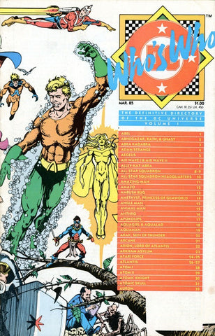 Who's Who: The Definitive Directory of the DC Universe '85 #1 VF