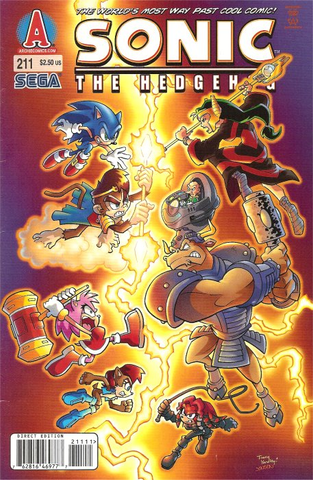Sonic the Hedgehog (vol 3) #211 VG/FN
