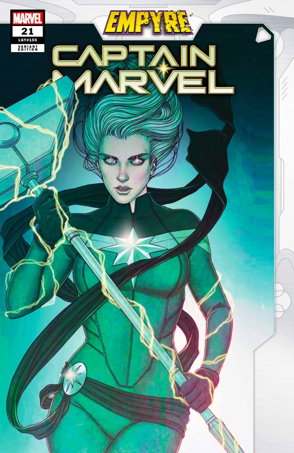 Captain Marvel (vol 10) #21 Frison Empyre Variant NM