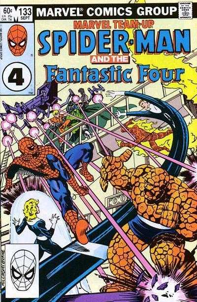 Marvel Team-Up Featuring Spider-Man And The Fantastic Four (vol 1) #133 VF